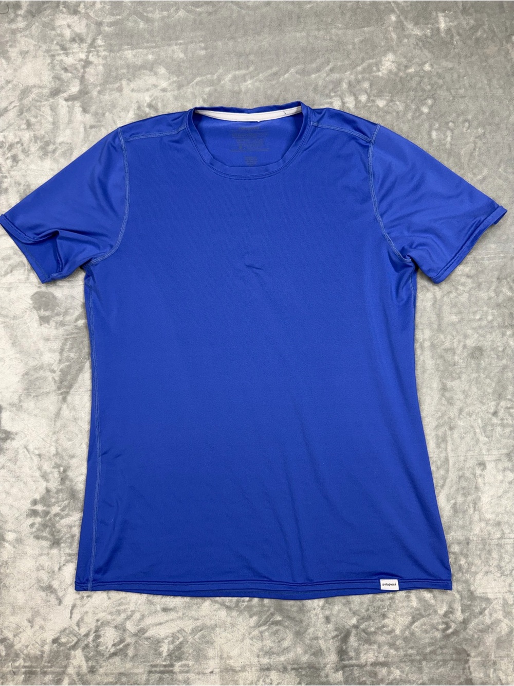 Patagonia Women's Short Sleeve Crew Tee in Royal Blue